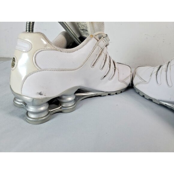 Nike Shox 366571-111 White Running Gym Shoes Women's Size US 8.5 - Picture 10 of 16